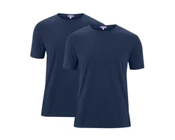 LIVING CRAFTS T-Shirt FABIAN GOTS zertifiziert Dunkelblau