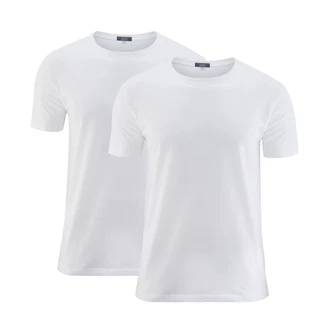 LIVING CRAFTS T-Shirt FABIAN GOTS zertifiziert Weiß/Creme/Dunkelblau LIVING CRAFTS T-Shirt FABIAN GOTS zertifiziert Weiß/Creme/Dunkelblau