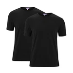 LIVING CRAFTS T-Shirt FABIAN GOTS zertifiziert Dunkelblau/Schwarz/Lila