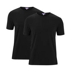 LIVING CRAFTS T-Shirt FABIAN GOTS zertifiziert Dunkelblau/Schwarz/Lila