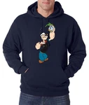 Youth Designz Kapuzenpullover Popeye Hoodie Blau