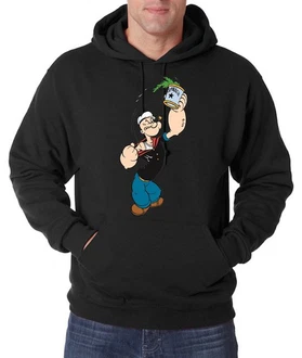 Youth Designz Kapuzenpullover Popeye Hoodie Grün/Blau/Schwarz/Grau Youth Designz Kapuzenpullover Popeye Hoodie Grün/Blau/Schwarz/Grau