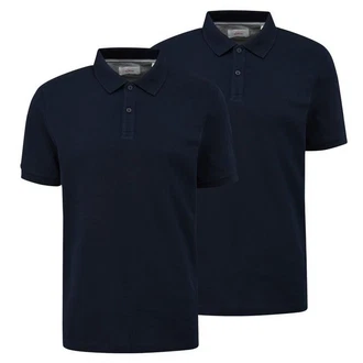 s.Oliver Poloshirt (2-tlg) Dunkelblau/Blau/Hellblau