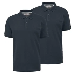 s.Oliver Poloshirt (2-tlg) Dunkelblau/Blau/Hellblau
