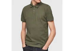 s.Oliver Poloshirt Basic Dunkelgrün/Khaki