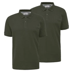 s.Oliver Poloshirt (2-tlg) Dunkelgrün