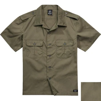 Brandit US Hemd Ranger RipStop Dunkelgrün/Khaki/Braun