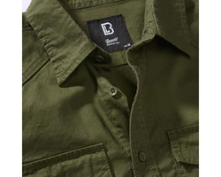 Brandit Outdoorhemd Checkshirt Schwarz/Dunkelgrau