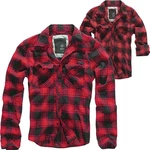 Brandit Outdoorhemd Checkshirt Rot/Braun/Dunkelrot