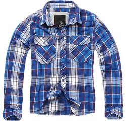 Brandit Outdoorhemd Checkshirt Blau/Hellblau/Dunkelblau