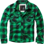 Brandit Outdoorhemd Checkshirt Grün/Dunkelgrün/Neonfarben