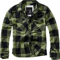 Brandit Outdoorhemd Checkshirt Dunkelgrün/Grün