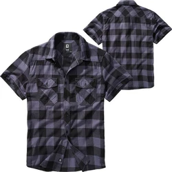 Brandit Check Shirt Schwarz/Dunkelblau/Blau