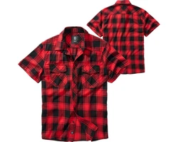 Brandit Check Shirt Rot/Dunkelrot