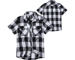 Brandit Check Shirt Schwarz/Dunkelgrau