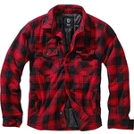 Brandit Outdoorhemd Lumber Check Shirt Rot/Dunkelrot