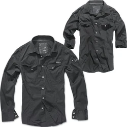 Brandit Slim Worker Shirt Grau/Dunkelgrau/Schwarz/Hellblau/Beige