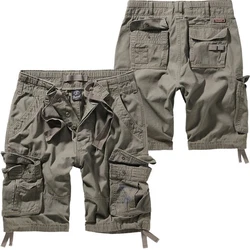 Brandit M65 Pure Shorts Khaki/Dunkelgrün
