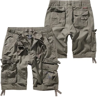 Brandit M65 Pure Shorts Khaki/Dunkelgrün