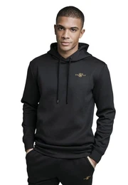 Hoodie Herren Hoodie OVERHEAD SPORT HOODIE SS-18745 Black Schwarz