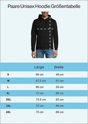 Couples Shop Kapuzenpullover KING & QUEEN Hoodie Set Rosa/Schwarz/Blau