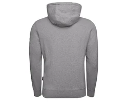 Napapijri Kapuzenpullover Badas H Grau/Hellgrau/Dunkelgrau