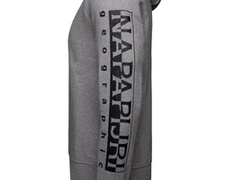Napapijri Kapuzenpullover Badas H Grau/Hellgrau/Dunkelgrau