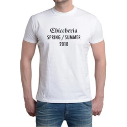 Chiccheria T-Shirt Rot/Weiß/Braun/Silber