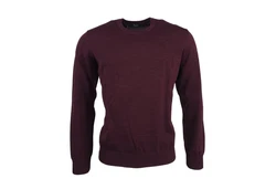 MAERZ Muenchen Strickpullover Dunkelrot/Bordeaux/Lila