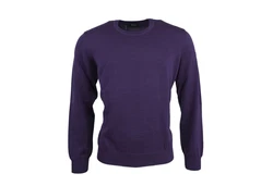 MAERZ Muenchen Strickpullover Dunkelrot/Bordeaux/Lila