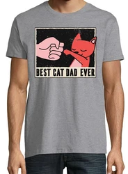 Youth Designz T-Shirt Best Cat Dad Ever Herren Shirt 