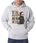 Youth Designz Kapuzenpullover Nur eine Sense Hoodie Grün/Hellgrau