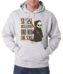 Youth Designz Kapuzenpullover Nur eine Sense Hoodie Grün/Hellgrau