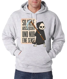 Kapuzenpullover Nur eine Sense Herren Hoodie Pullover mit lustigem Frontprint
