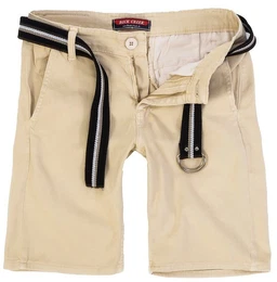 Chinoshorts Herren Chino Shorts mit Grtel RC-2133