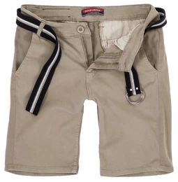 Chinoshorts Herren Chino Shorts mit Grtel RC-2133