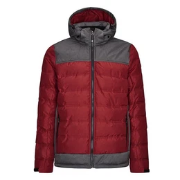 Funktionsjacke Steppjacke / Winterjacke fr Herren in Daunenoptik mit abnehmbarer Kapuze