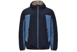 Killtec Funktionsjacke Softshelljacke Jerik mit Kapuze Dunkelblau/Blau