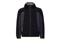 Killtec Funktionsjacke Softshelljacke Jerik mit Kapuze Dunkelblau/Schwarz/Blau