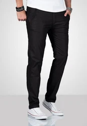 Alessandro Salvarini Straight Jeans ASSerio Schwarz/Khaki