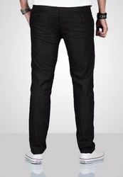 Alessandro Salvarini Straight Jeans ASSerio Schwarz/Khaki
