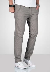 Alessandro Salvarini Straight Jeans ASSerio Khaki/Hellgrau/Grau/Beige