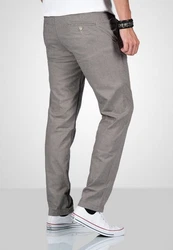 Alessandro Salvarini Straight Jeans ASSerio Khaki/Hellgrau/Grau/Beige