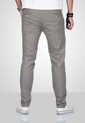 Alessandro Salvarini Straight Jeans ASSerio Khaki/Hellgrau/Grau/Beige