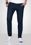 Alessandro Salvarini Straight Jeans ASSerio Dunkelblau/Blau