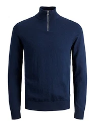 JACK & JONES Pullover 'JJEEmil' dunkelblau
