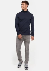 Indicode Rollkragenpullover Eagon Dunkelblau
