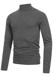 Indicode Rollkragenpullover Eagon Dunkelgrau/Schwarz/Grau