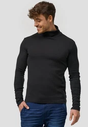 Indicode Rollkragenpullover Eagon Schwarz
