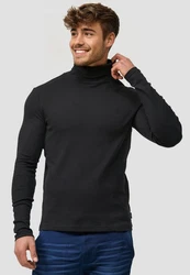 Indicode Rollkragenpullover Eagon Schwarz